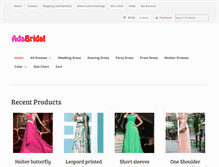 Tablet Screenshot of adabridal.com